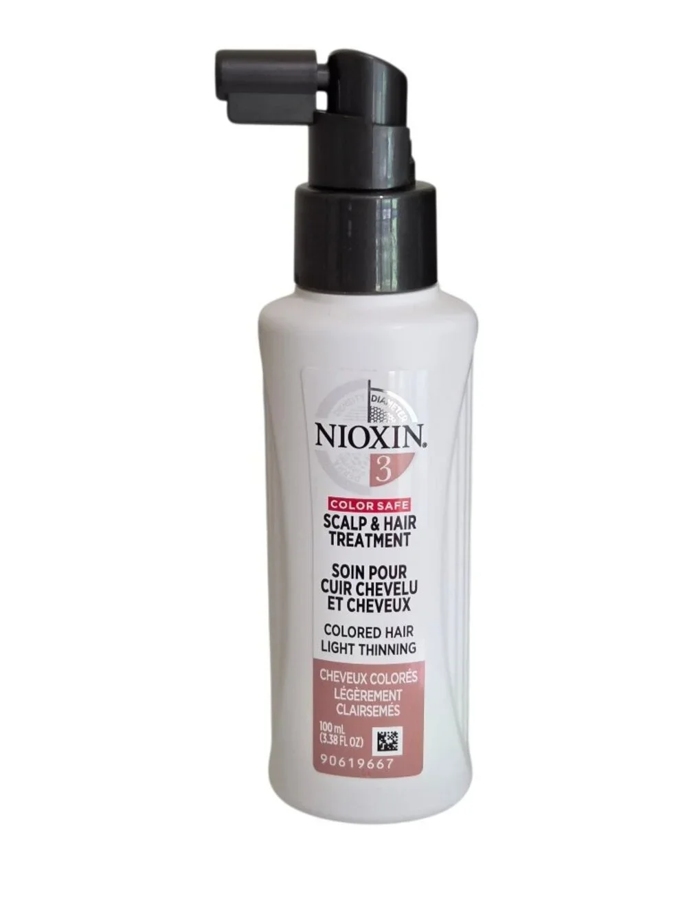 NEW Nioxin 3 Scalp & Hair Treatment for Colored Hair Light Thinning 3.38 Fl Oz